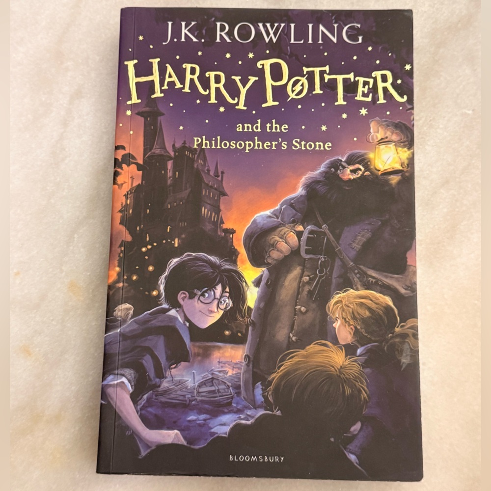 Harry Potter and the Philosopher's Stone by Bloomsbury - Black Cover